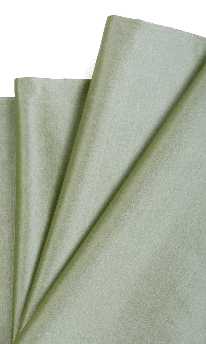 Shantung Silk Drapes (Celadon Green) Extra Long Short Wide