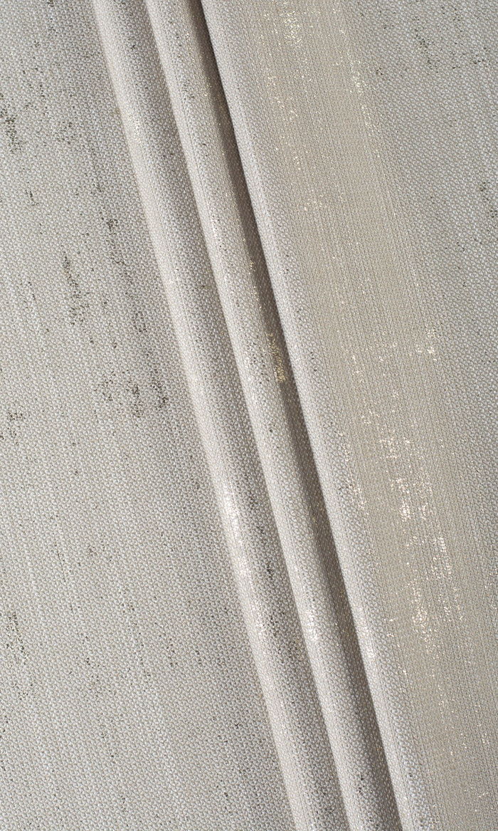 Metallic Accented Home Décor Fabric By the Metre (Taupe Gray-Brown)