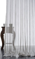 Sheer Home Décor Fabric By the Metre (Silver-Gray)