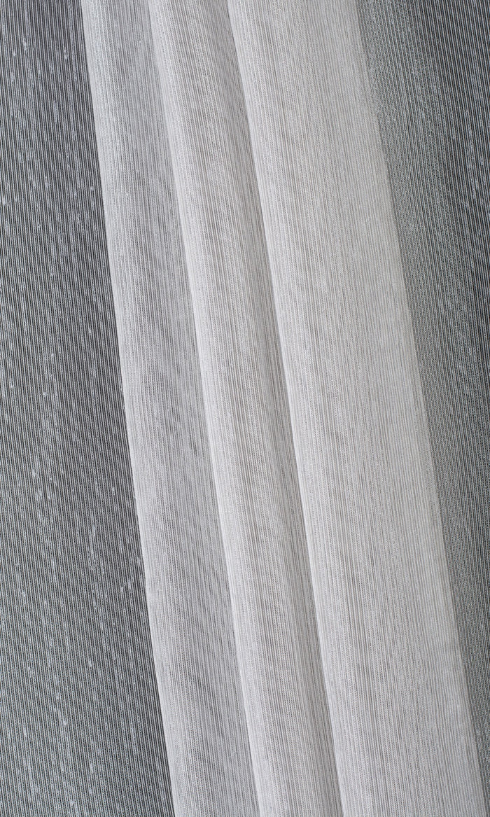 Sheer Fabric Material By the Metre (Silver-Gray)