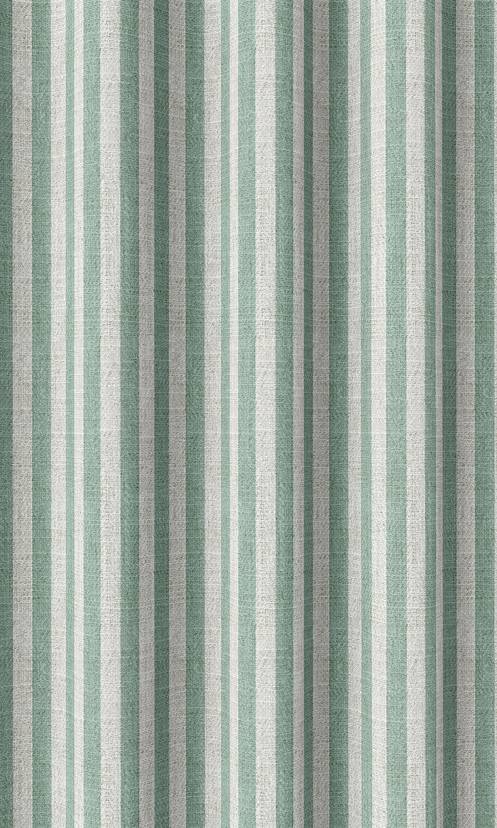 Modern Striped Curtains (Blue/ White)
