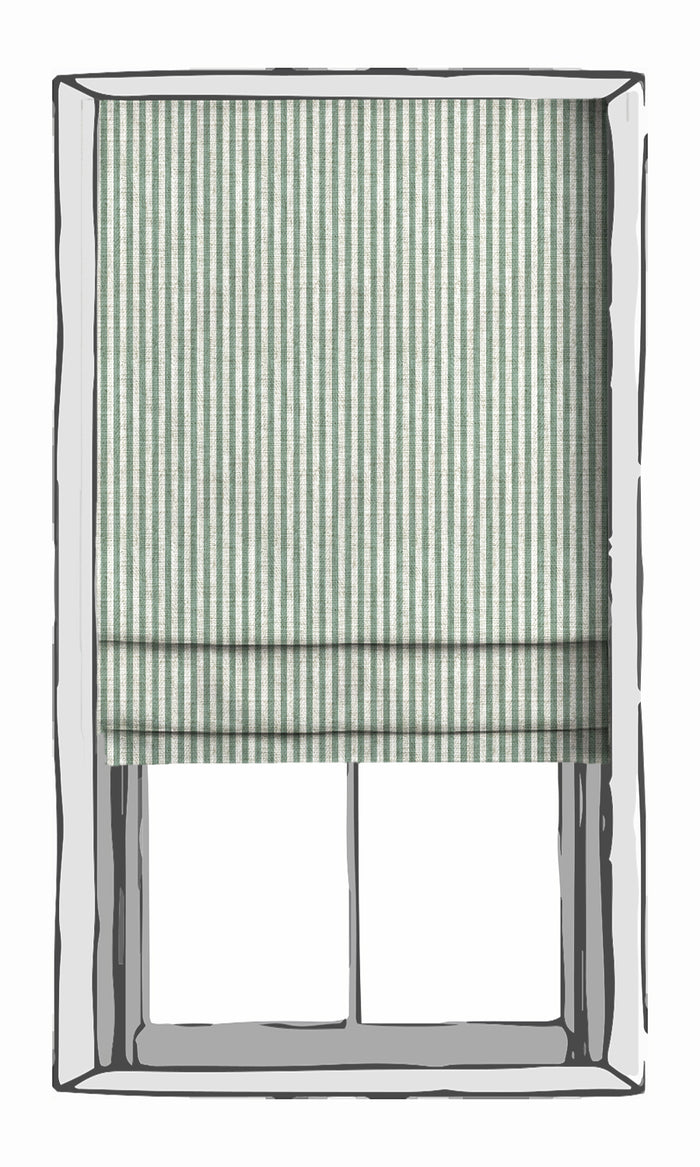 Modern Striped Curtains (Blue/ White) Extra Long Short Wide