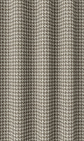 Houndstooth Patterned Curtains (Brown)