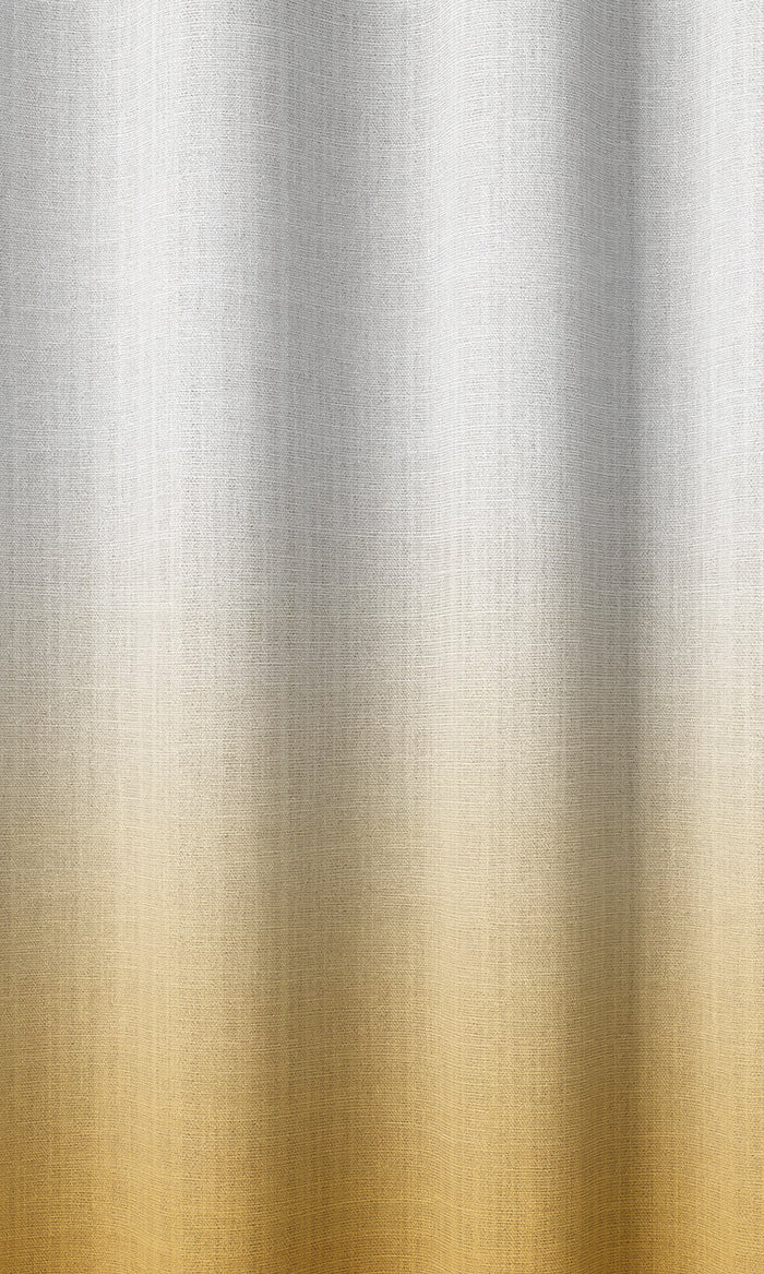 2-Tone Ombre Pinch Pleat, Rod Pocket, Eyelet Curtains (Yellow)