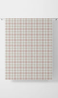 Checkered Drapes (White/ Pink/ Red)