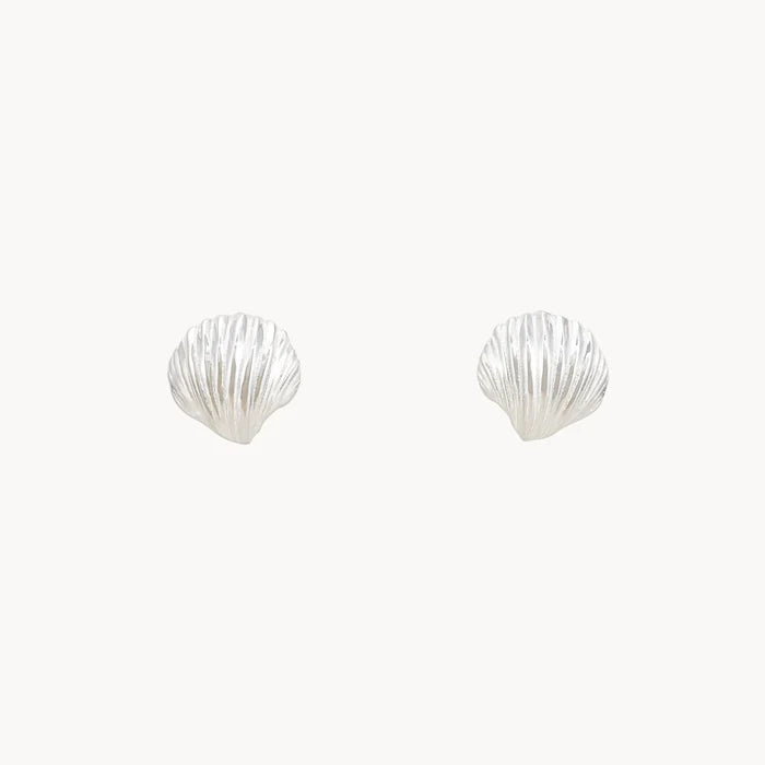 High Tide Shell Earrings in sterling silver