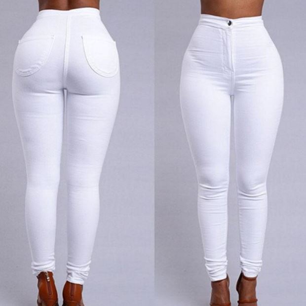 High-Waist Fleece-Lined Jeggings