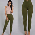 High-Waist Fleece-Lined Jeggings