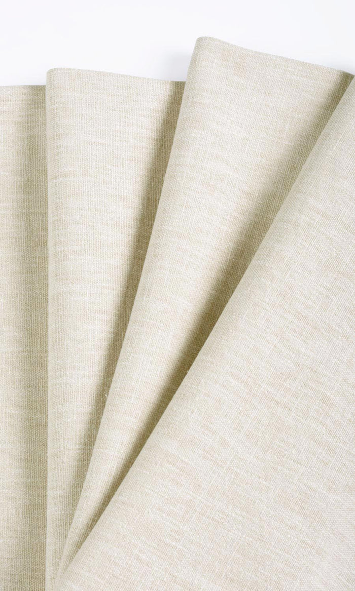 Plain Window Treatments Fabric By the Metre (Warm Ivory/ Pale Beige)