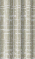 Abstract Patterned Drapery (Beige/ White)