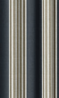 Modern Striped Curtains (Navy Blue/ Brown)