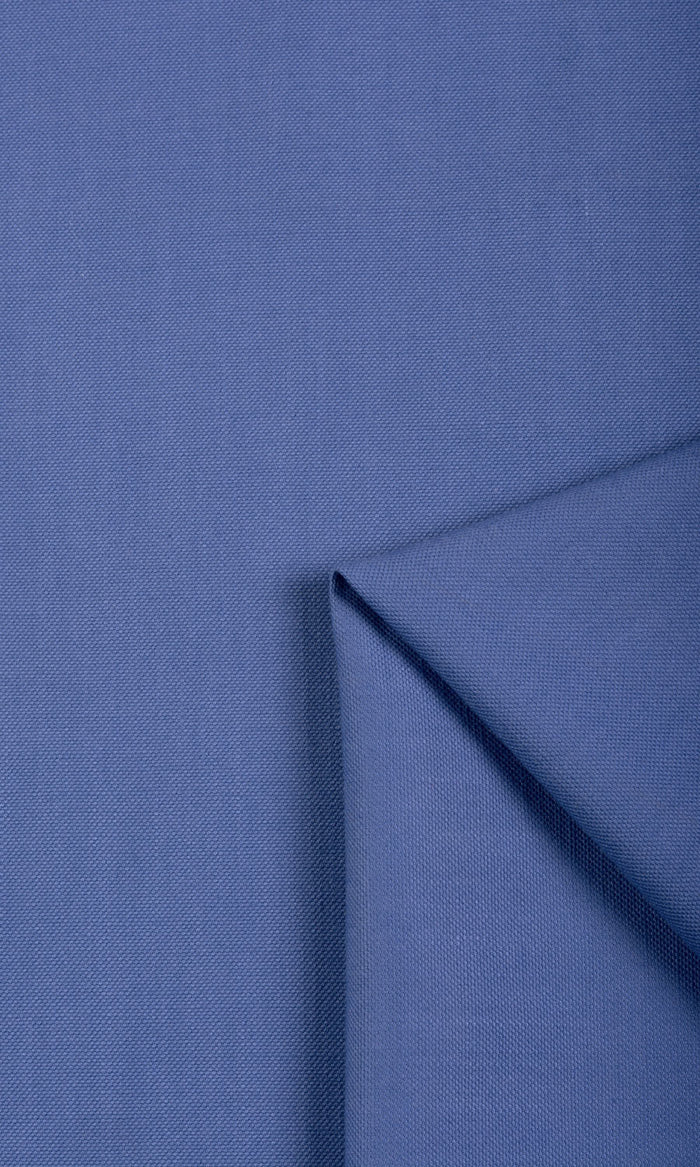 Cotton Blend Drapes for Living, Bedroom, Kitchen, Bathroom (Periwinkle Blue)