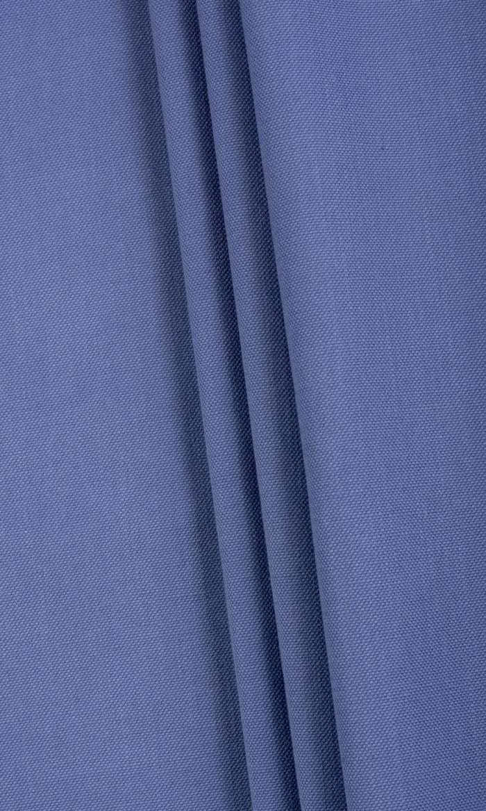 Cotton Blend Drapes (Periwinkle Blue) Extra Long Short Wide