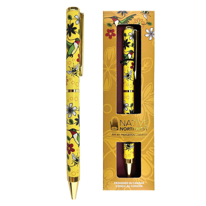 Hummingbird (Nenookaasi) Ballpoint Pen by Storm Angeconeb
