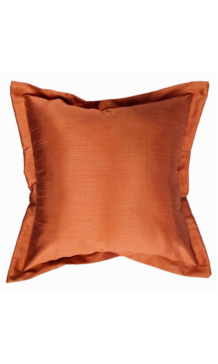 Faux Silk Curtains (Red/ Orange) Extra Long Short Wide