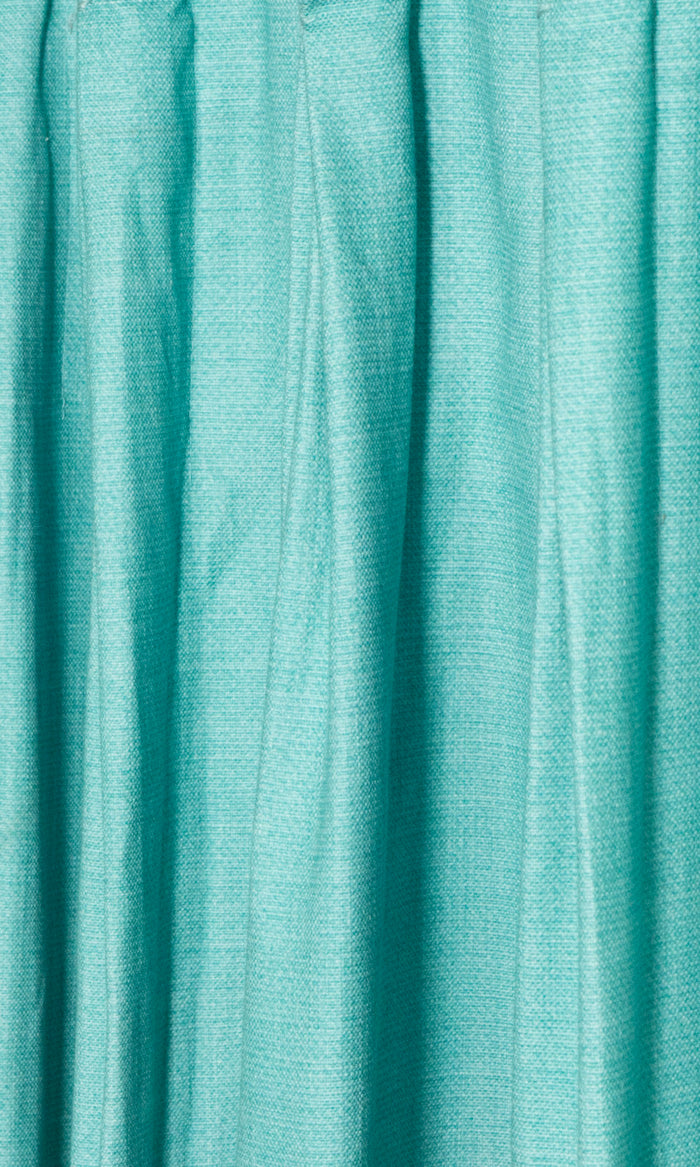 Plain Cotton Curtain Panels for Living, Bedroom, Kitchen, Bathroom (Blue)