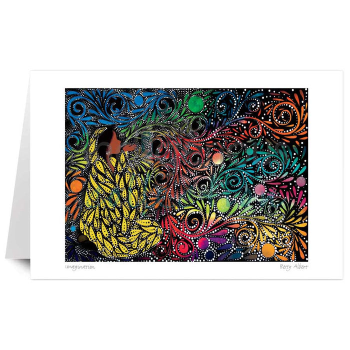 Betty Albert Imagination Art Card | Native Art Canada