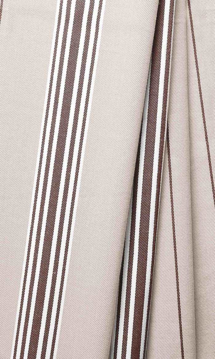 Cotton Curtains (Brown/ Beige)