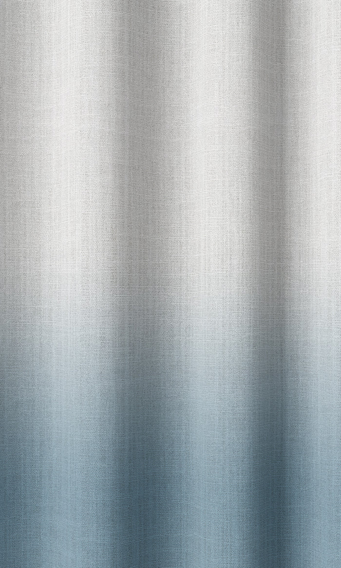 2-Tone Ombre Pinch Pleat, Rod Pocket, Eyelet Curtains (Cobalt Blue)