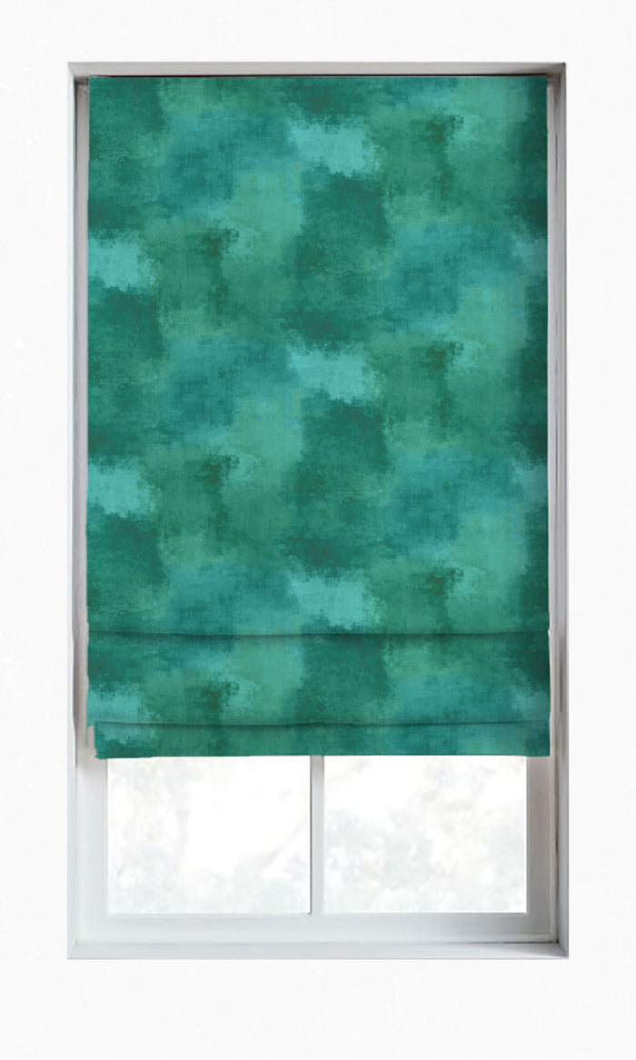 Dimout Curtain Panels for Living, Bedroom, Kitchen, Bathroom (Blue/ Green)