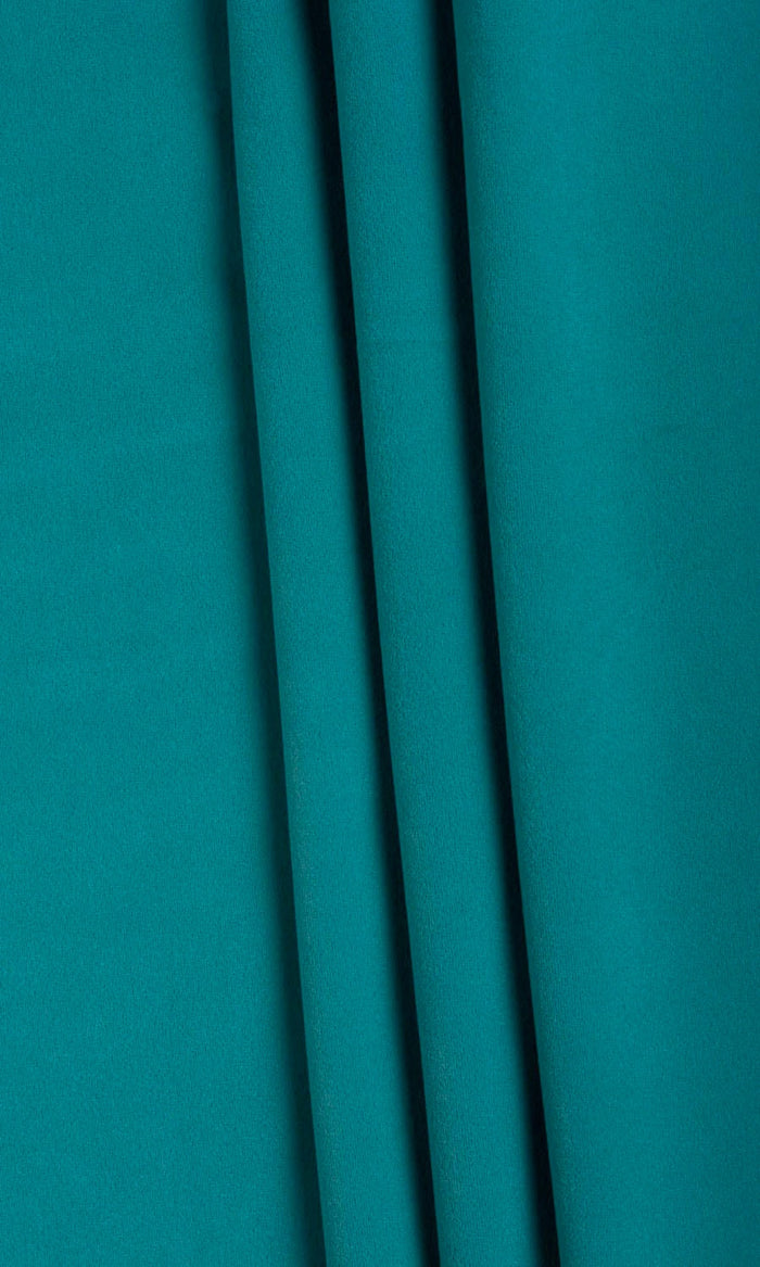 Velvet Fabric Material By the Metre (Cerulean Blue)
