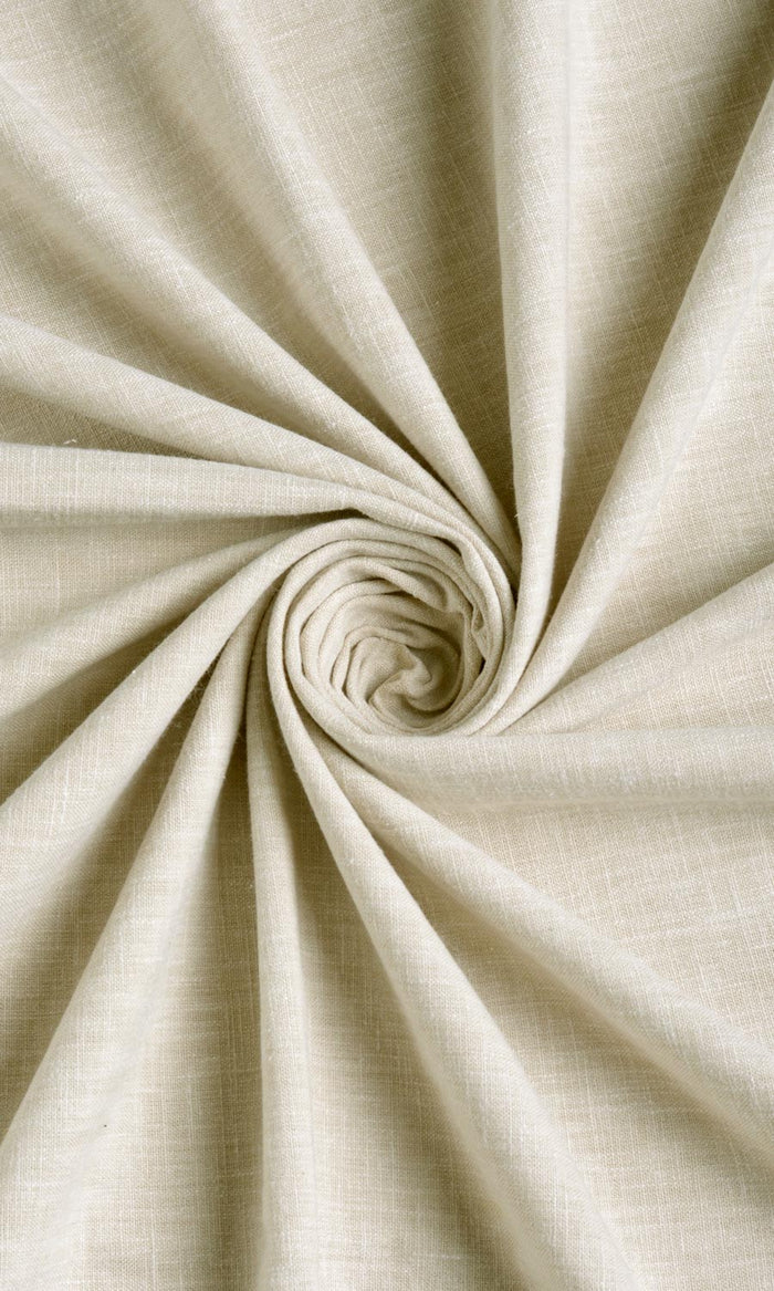 Poly-Cotton Blend Drapery (Pale Beige)