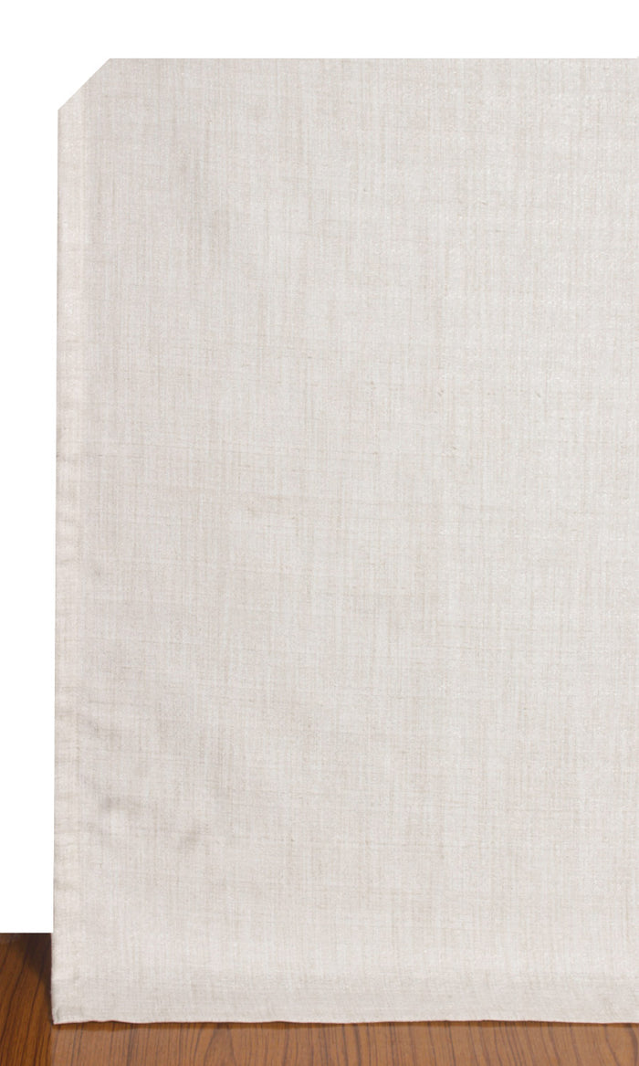 Textured Home Textile Fabric Material By the Metre (Ivory/ Pale Beige)
