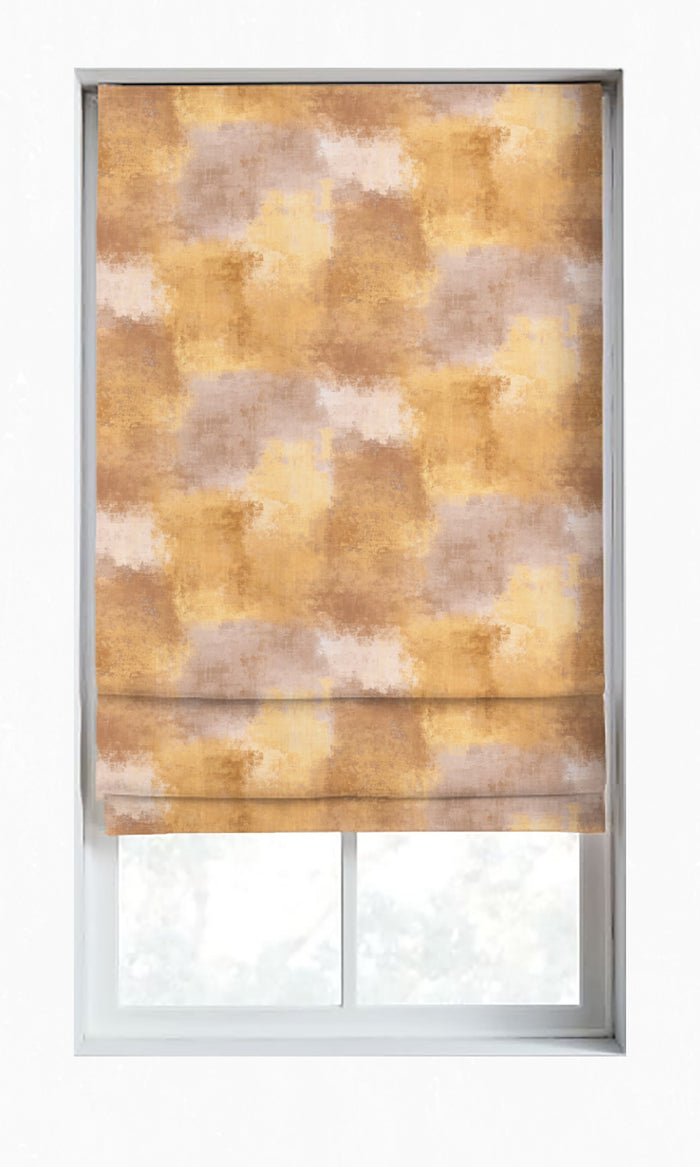 Dimout Curtains for Living, Bedroom, Kitchen, Bathroom (Bronze/ Yellow/ Brown)
