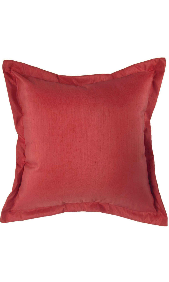 Faux Silk Curtains (Red/ Orange) Extra Long Short Wide