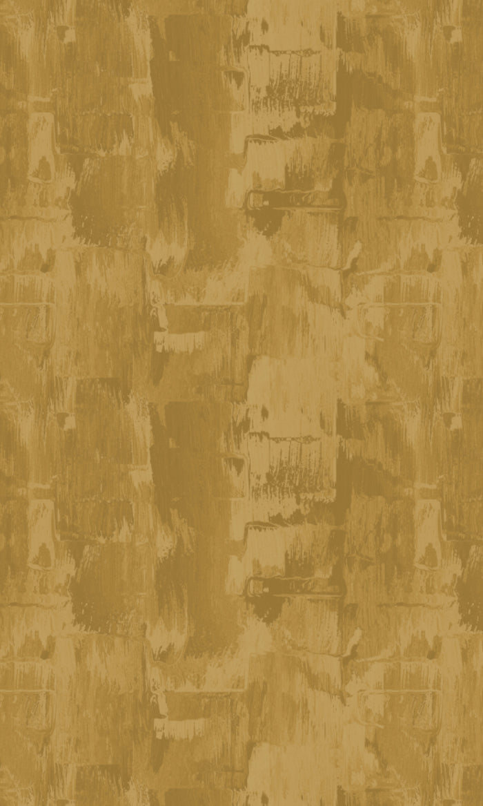 Dimout Striped Home Textile Fabric Material By the Metre (Ochre Yellow/ Brown)