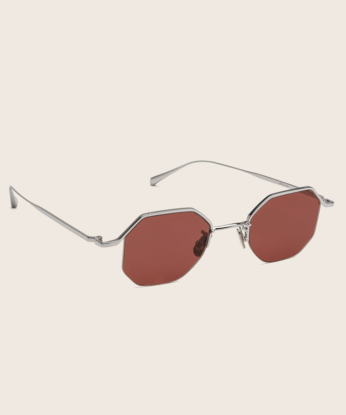 Johann Wolff Kaliber Sunglasses #color_white-gold