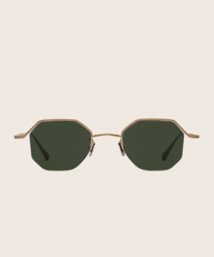 Johann Wolff Kaliber Sunglasses #color_matte-gold