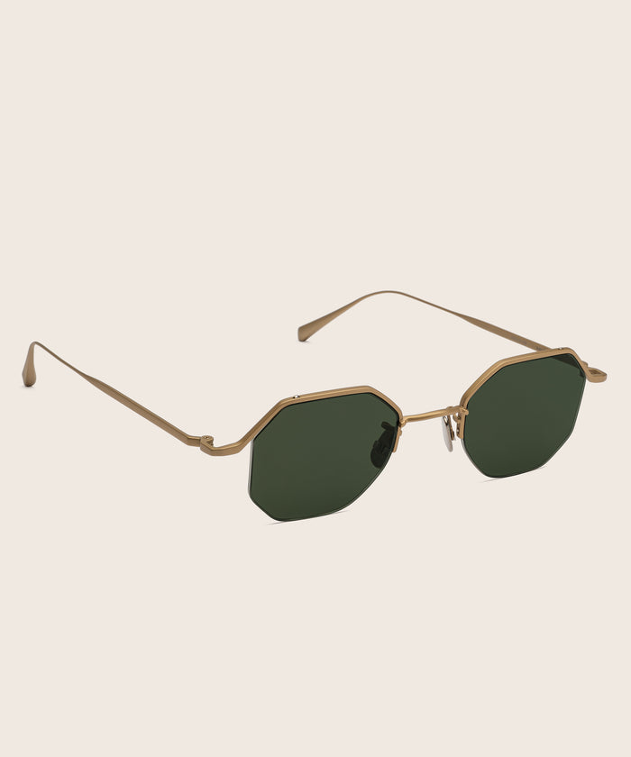Johann Wolff Kaliber Sunglasses #color_matte-gold