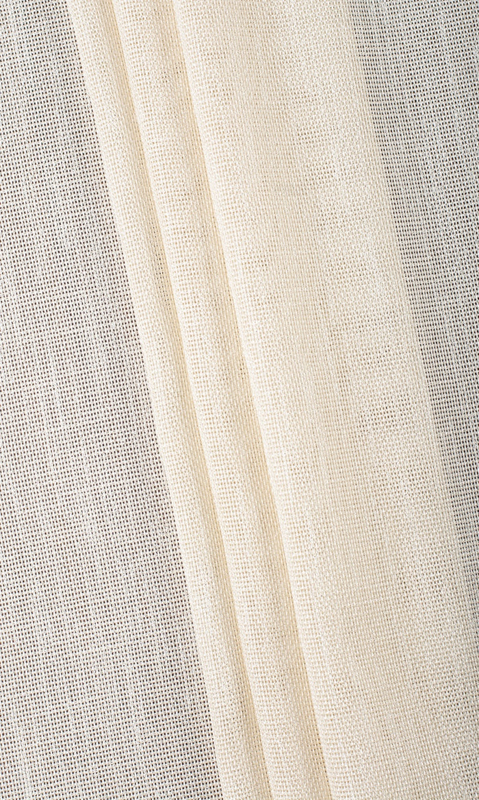 Plain Sheer Home Textile Fabric Material By the Metre (Pale Beige/ Warm Ivory)
