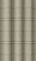 Checkered Home Décor Fabric By the Metre (Grey-Beige/ Brown)