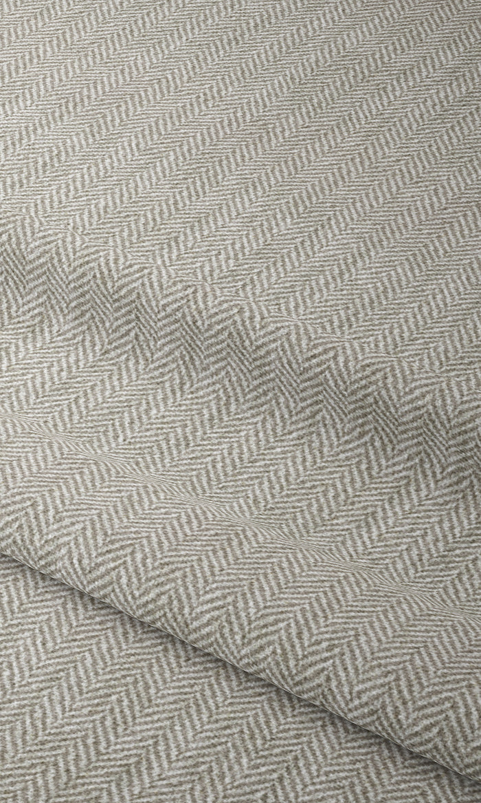 Herringbone Print Drapes for Living, Bedroom, Kitchen, Bathroom (Grey/ White)
