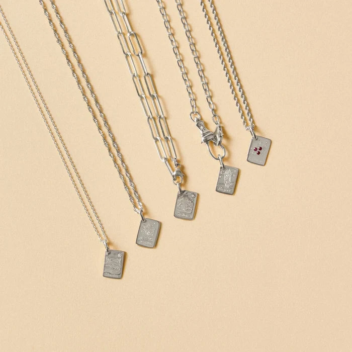 kingston postcard charm - sterling silver