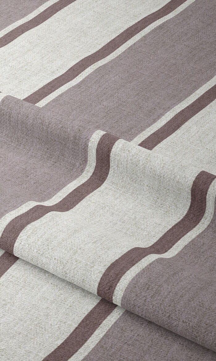 Geometric Print Pinch Pleat, Rod Pocket, Eyelet Curtains (Tonal Purple)