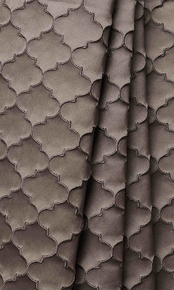 Silk Blend Drapes (Coffee Brown)