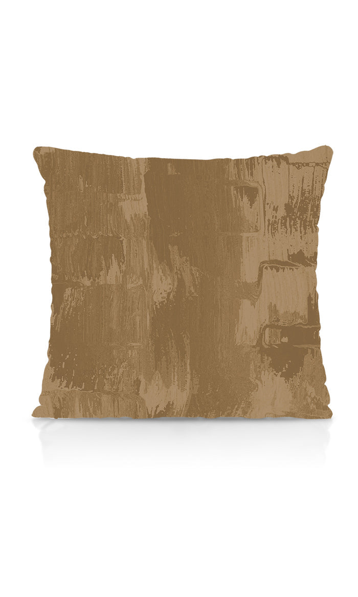 Room Darkening Striped Fabric Material By the Metre (Brown/ Beige)