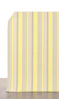 Striped  Curtains (Yellow/ Gray/ White)