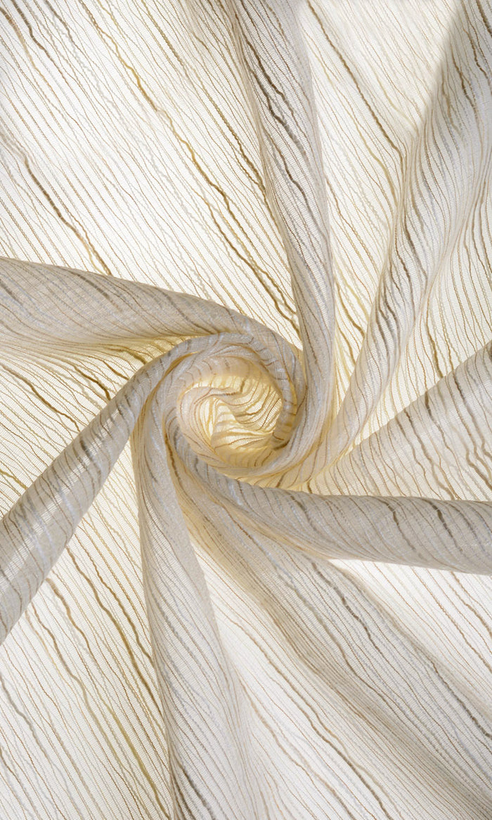 Sheer  Curtain Panels (Warm Ivory) Extra Long Short Wide
