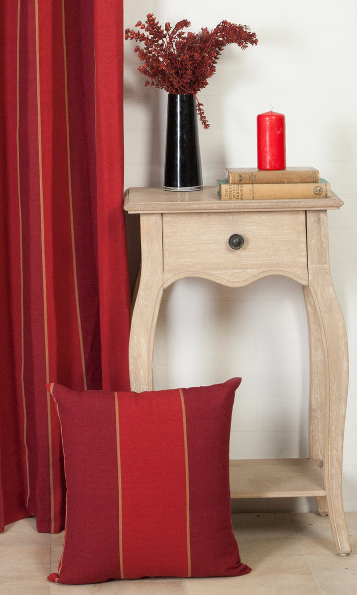 Cotton Curtain Panels (Red) Extra Long Short Wide