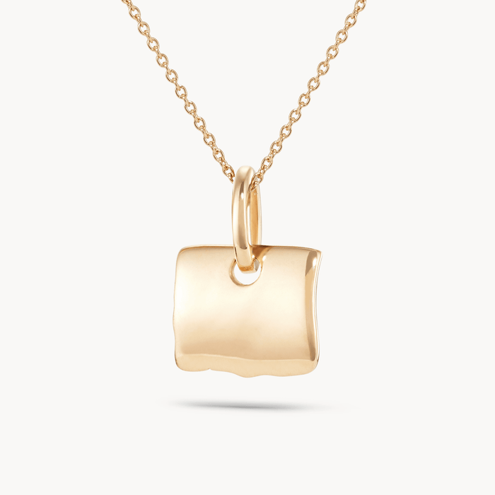 lighter already sh*t ticket charm - 10k yellow gold, diamonds