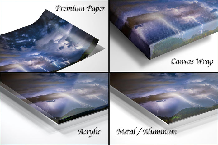 four different views of a landscape with a stormy sky, including a close-up of the sky, a close-up of the landscape, a close-up of the landscape, and a close-up of the landscape.