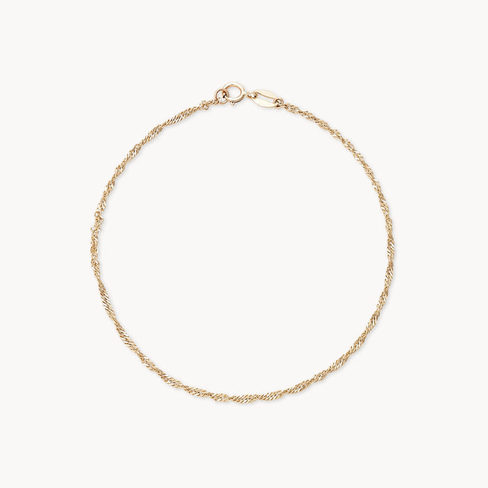 Lightning Strikes Gold Bracelet in 10k yellow gold