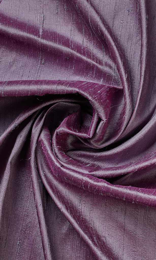 Pure Silk Curtain Panels (Purple)
