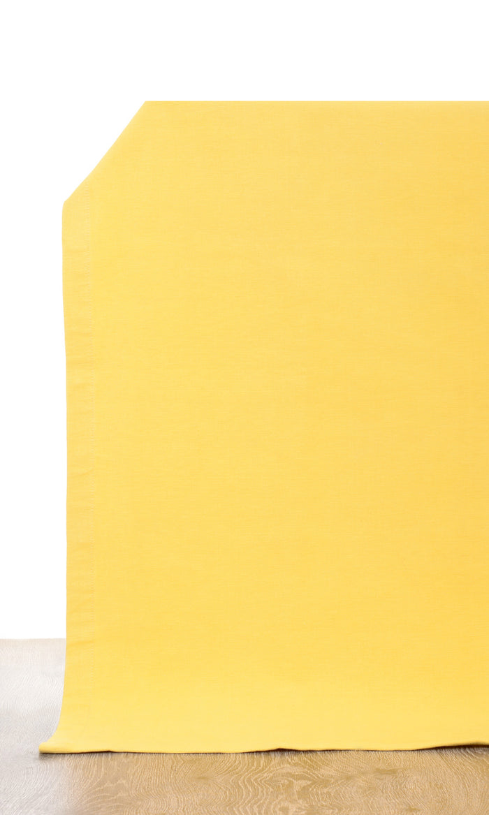 Cotton Curtain Panels (Yellow) Extra Long Short Wide