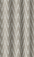Chevron Print Curtains (Grey/ White)