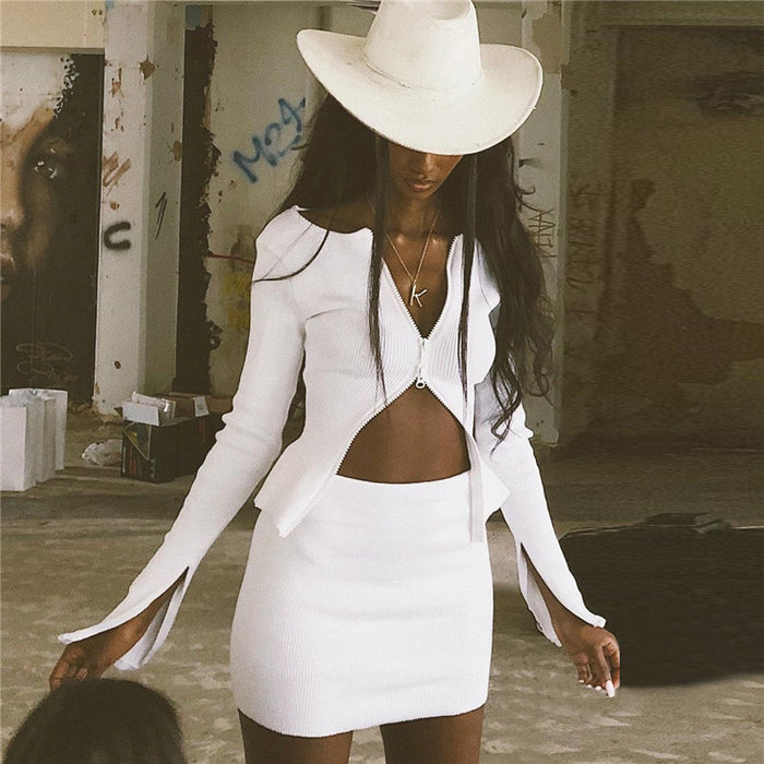 Long Sleeve Slim Knit Cardigan